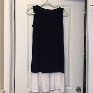 Black and White Shift Dress
